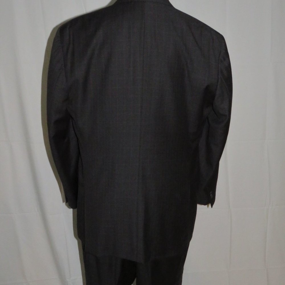 Elevee Custom Made Dark Green-Gray Plaid Three Ro… - image 8